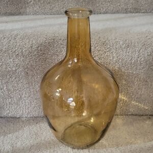 Amber Glass Vase